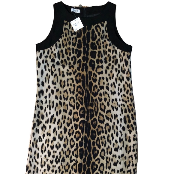 Moschino Cheap and Chic classic dress Italy leopard 14 NWT - Picture 1 of 9